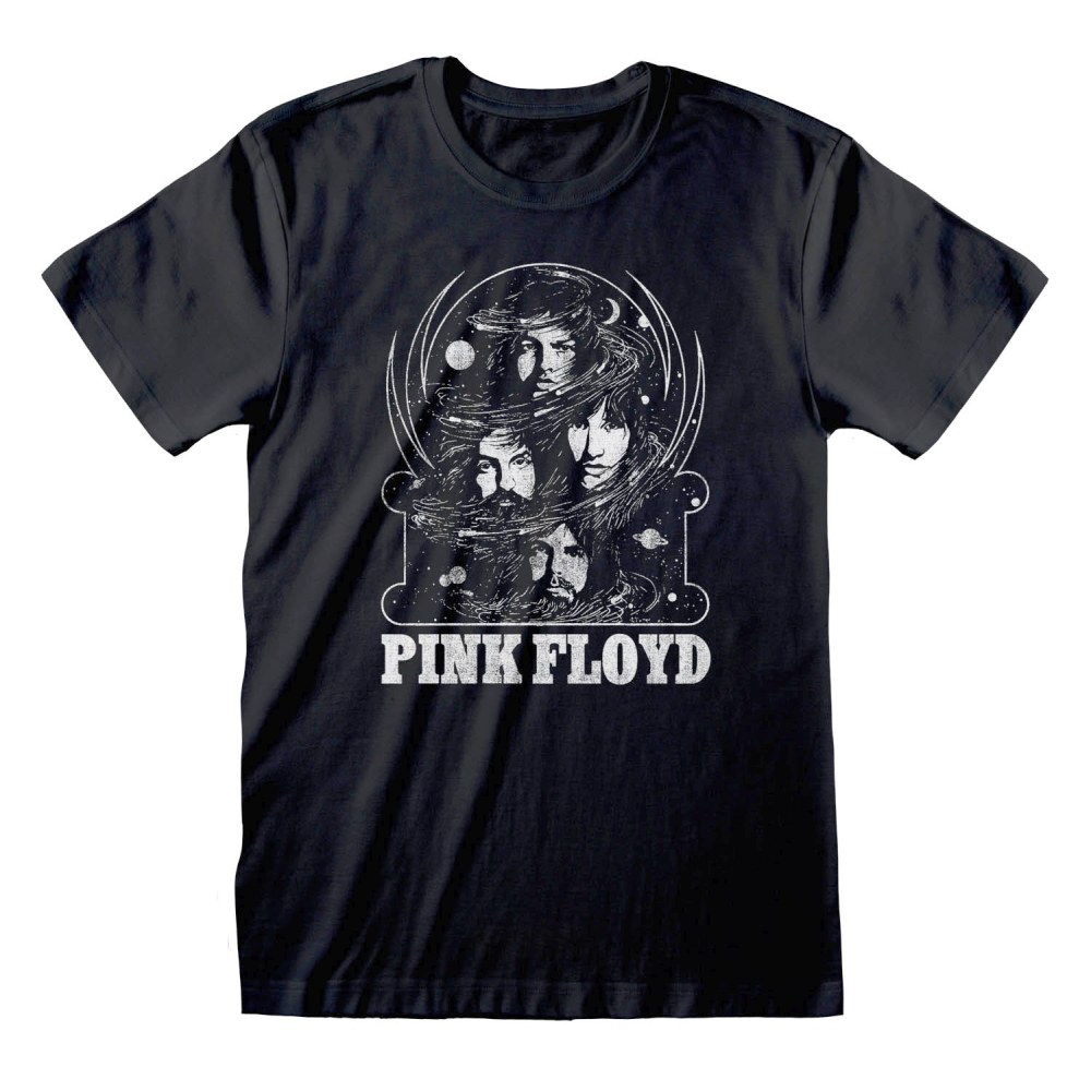 Pink Floyd - Retro Style Heren T-shirt - Zwart